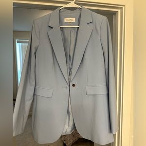 Women’s Size 8 Calvin Klein light blue blazer